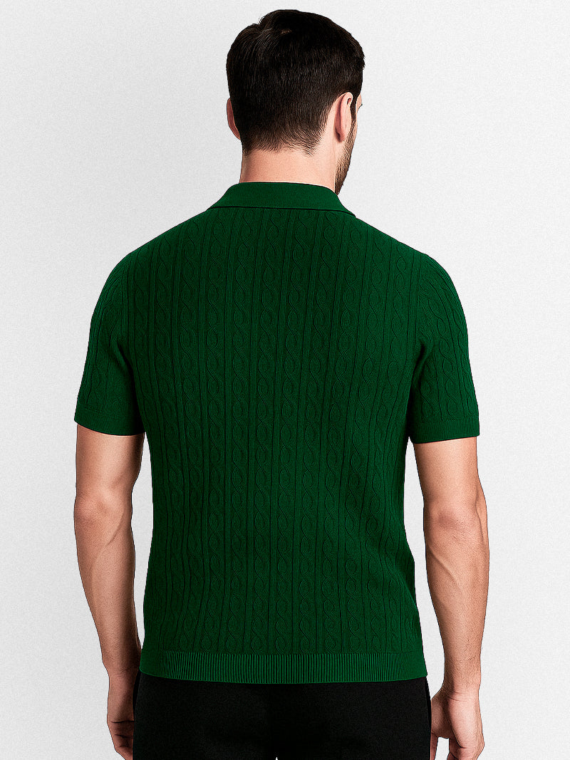 Darel Knit Shirt Dark Green