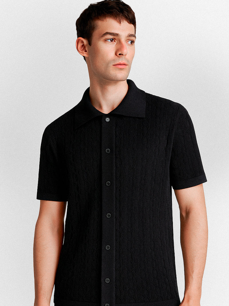 Darel Knit Shirt Black