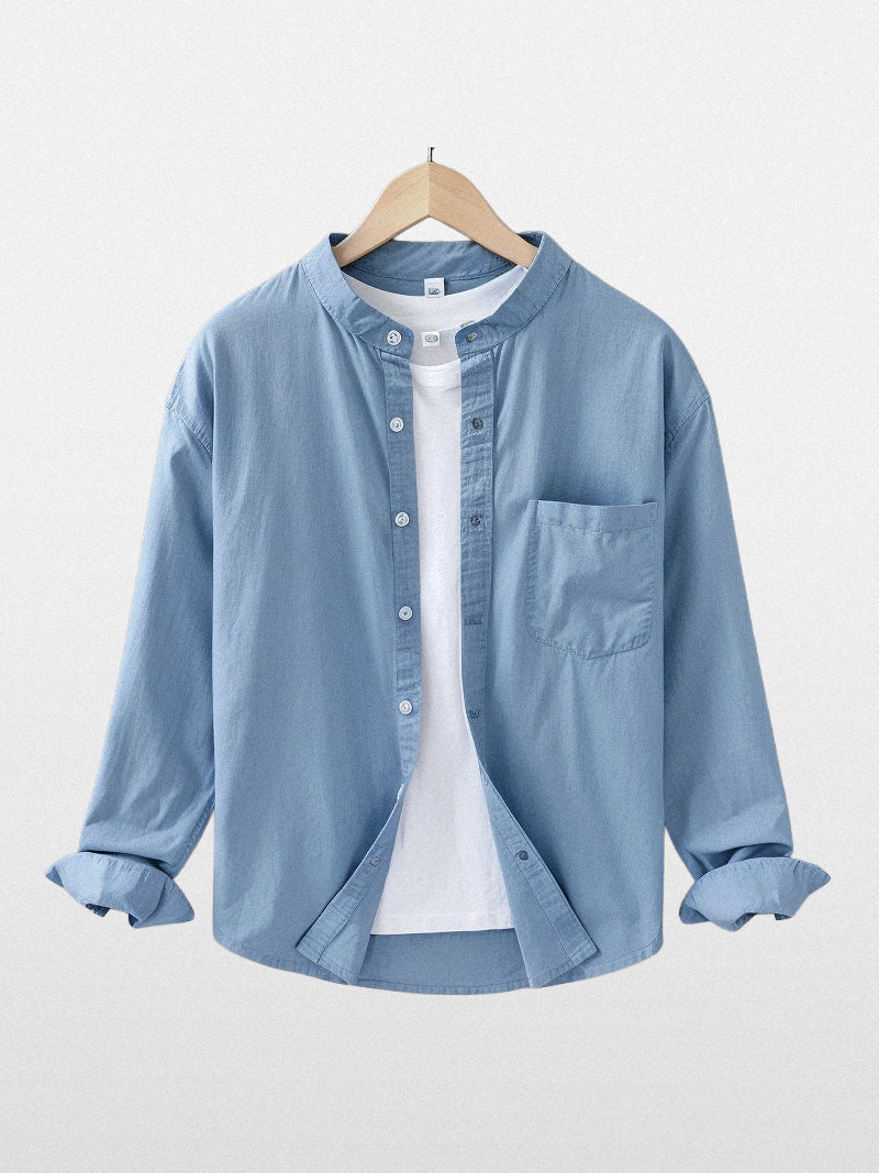 Blue Verne Linen shirt