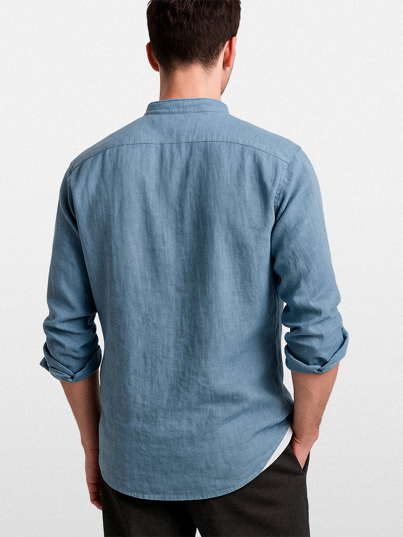 Blue Verne Linen shirt