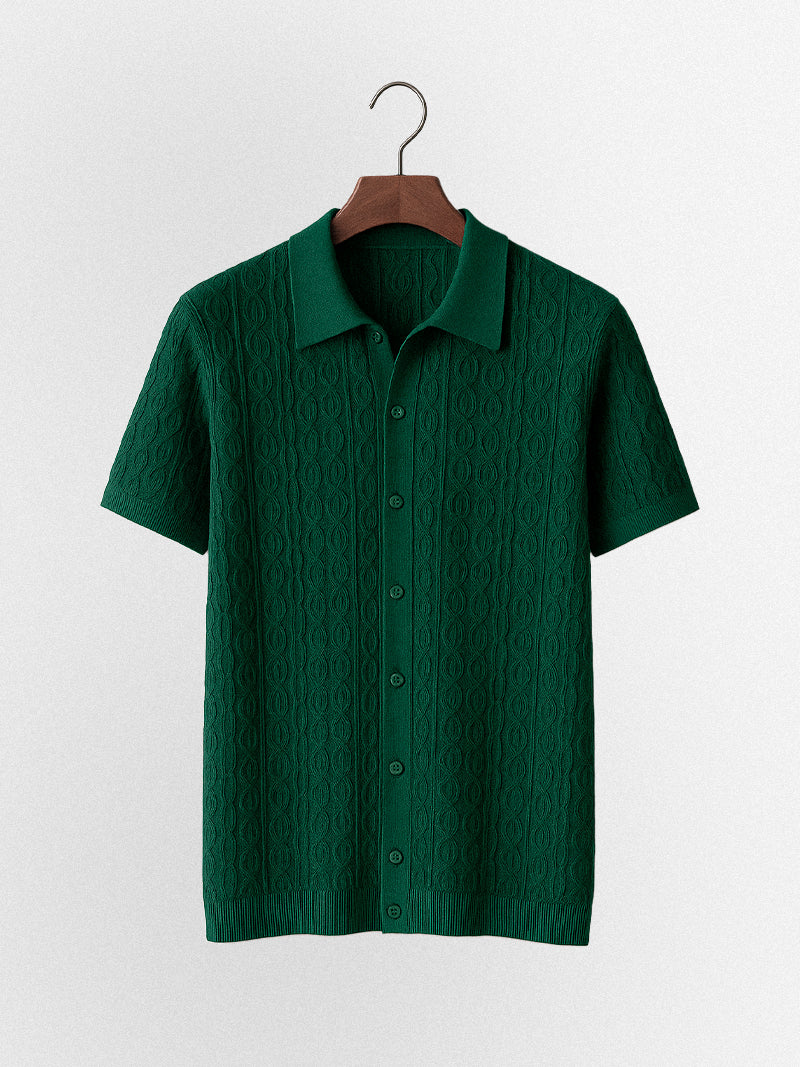 Darel Knit Shirt Dark Green