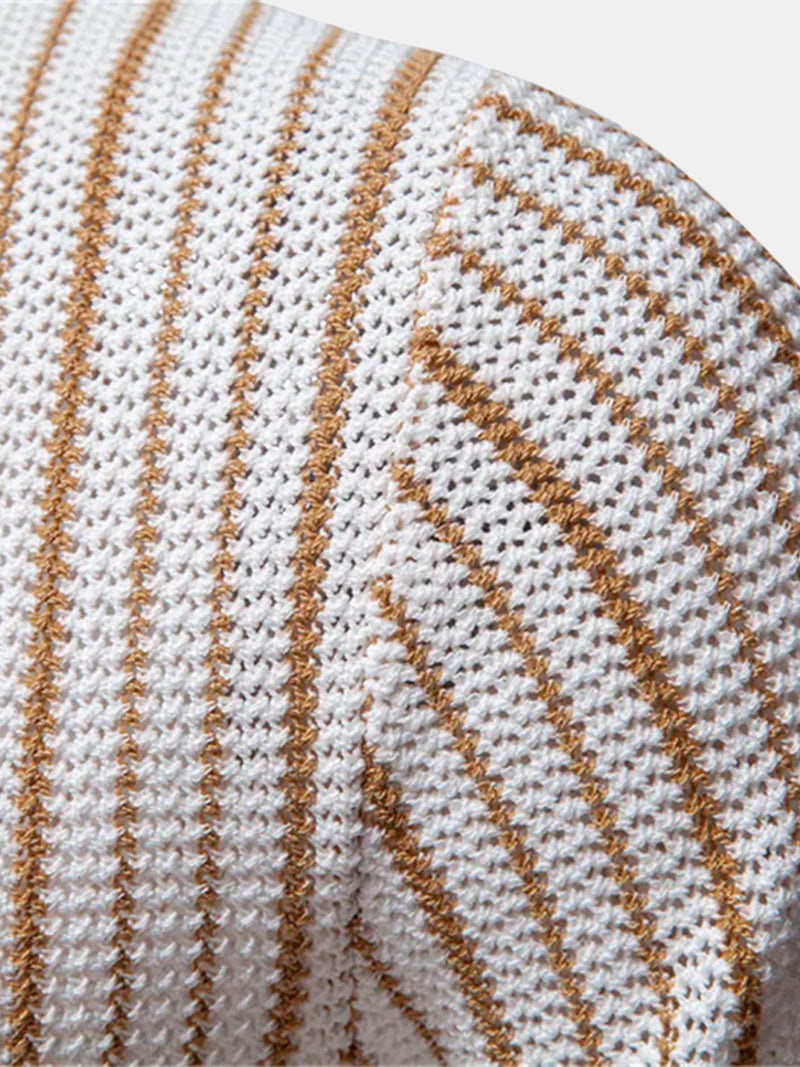 Belmonte Striped Knit Polo