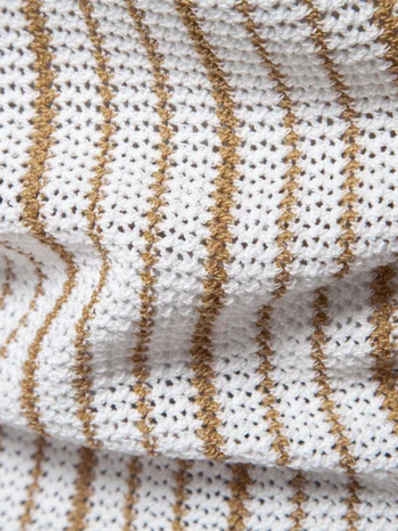 Belmonte Striped Knit Polo