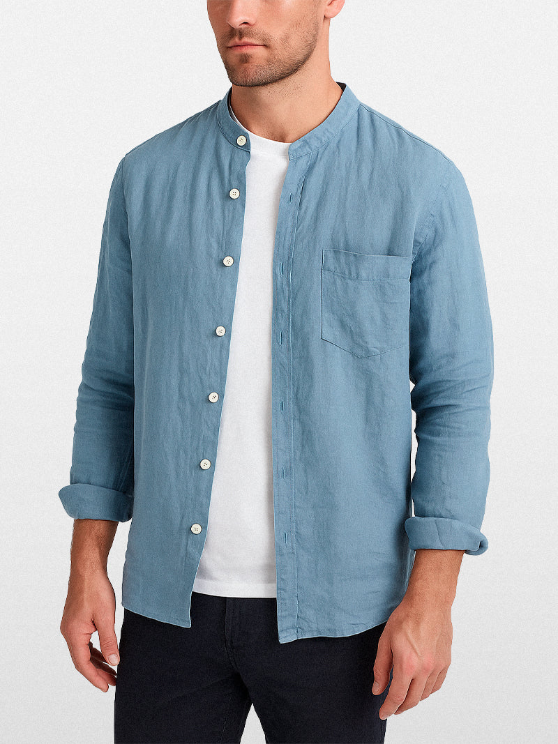 Blue Verne Linen shirt